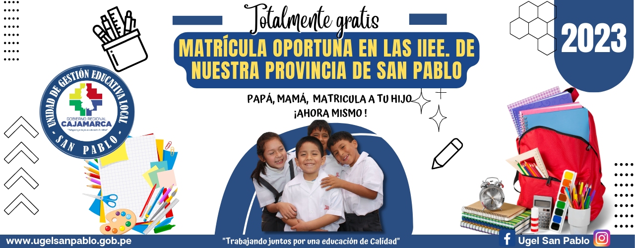 MATRÍCULA 2023